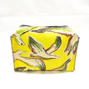 Emilio Pucci Cosmetic Pouch Bag Yellow PVC 2718949